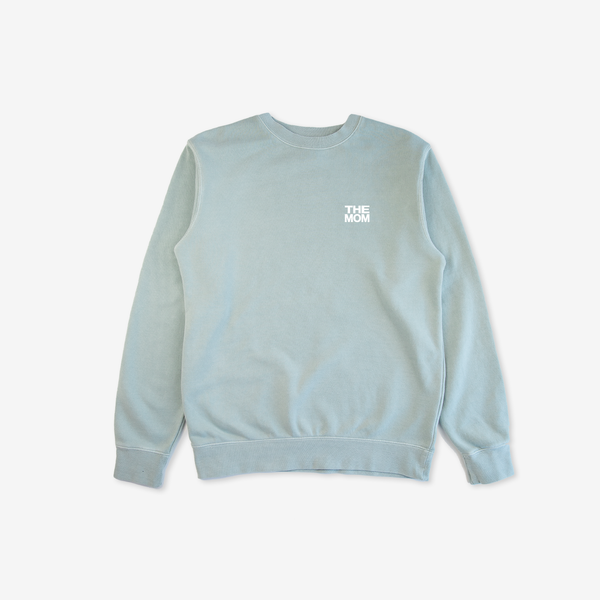 Pre Order: The Mom Premium Pigment Dyed Crew (Sage)